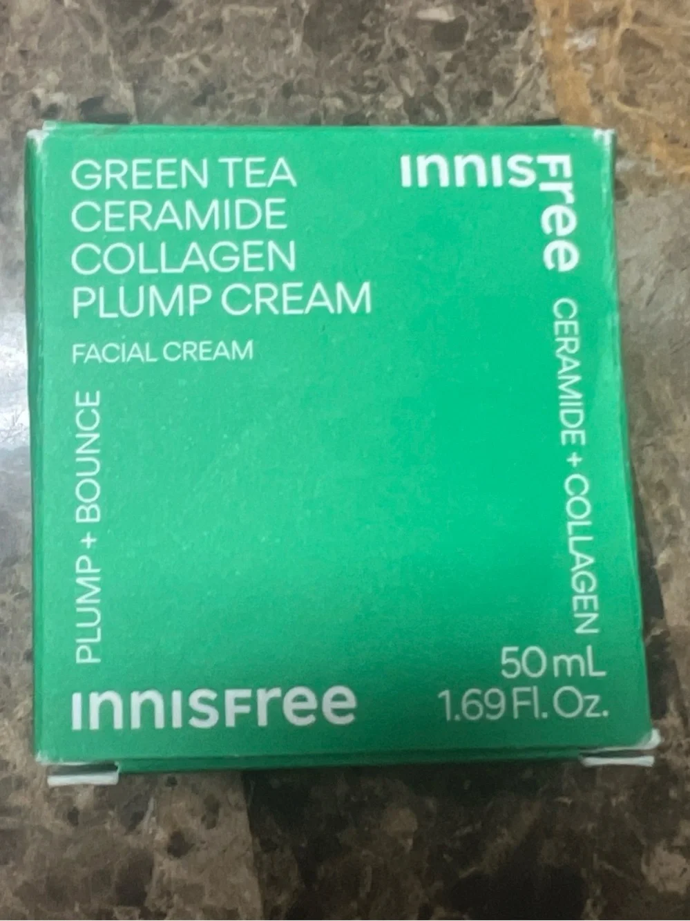 Innisfree Green Tea Seed Hyaluronic Cream 50ml + Amino Acid Cleansing Foam 5 Oz.
